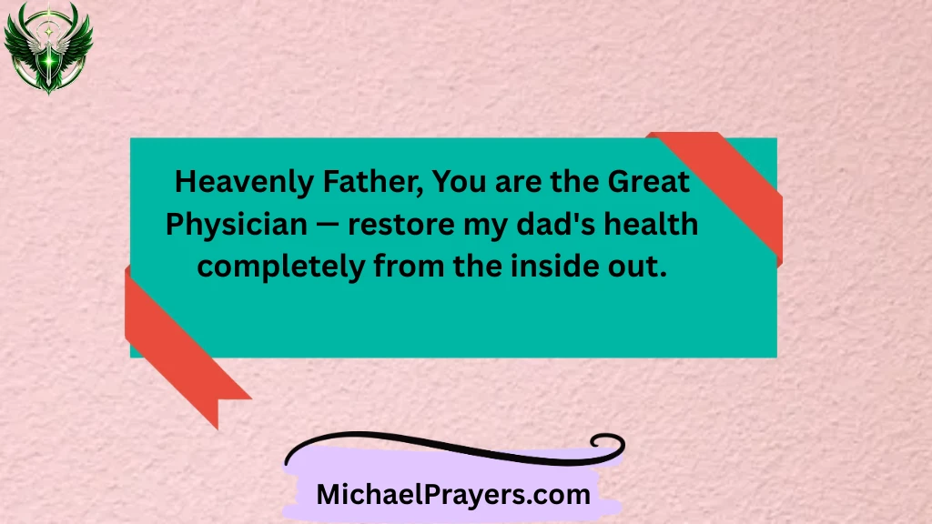 Prayers for a Father's Healing